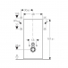Moduł sanitarny do wiszącej miski WC - Geberit Monolith - 131.022.SQ.5