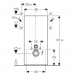 Moduł sanitarny do wiszącej miski WC - Geberit Monolith - 131.222.TG.5