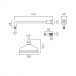 Rysunek techniczny - Booth&Co. - Axbridge - BC-AXB-HEAD/SA-CP