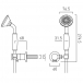 Rysunek techniczny - Booth&Co. - Axbridge - BC-AXB-SFMKWO-CP