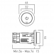 IND-DIA-REMOTE-BLK - Rysunek techniczny