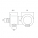 IND-OUTLET/RO2-BG - Rysunek techniczny