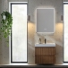 Lustro łazienkowe prostokątne, wym. 60x80 cm - VADO - Groove - GRV-M6I-FLS-SQ