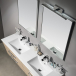 Lustro w ramie aluminiowej, wym. 60x80 cm - SAPHO - Arowana - AW6080