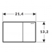 Przycisk uruchamiający Geberit Sigma 60