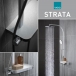 Kolumna prysznicowa Vado Strata z termostatem i półką prysznicową