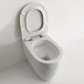 Miska WC stojąca bezrantowa - Scarabeo, kolekcja Moon - 5522/CL