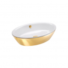 Umywalka ceramiczna nablatowa 60x42 cm - Catalano Gold & Silver - 160VLNBO