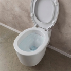 Miska WC wisząca bezrantowa - Scarabeo - kolekcja Bucket - 8812/CL