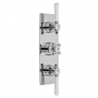 Bateria prysznicowa 3-drożna podtynkowa z termostatem - Booth&Co. - Axbridge - BC-AXB-128/3-CP