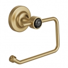 Uchwyt na papier toaletowy - Mosiądz szczotkowany - Booth&Co. - BC-AXB-180-B-BRS