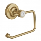 Uchwyt na papier toaletowy - Mosiądz szczotkowany - Booth&Co. - BC-AXB-180-BRS