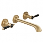 Bateria umywalkowa trzyotworowa podtynkowa - Booth&Co. - Axbridge - BC-AXB-209-B-BRS