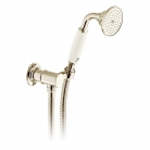 Słuchawka prysznicowa z uchwytem ściennym i przyłączem węża - Booth&Co. - Axbridge - BC-AXB-SFMKWO2-BN
