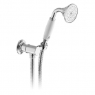 Słuchawka prysznicowa z uchwytem ściennym i przyłączem węża - Booth&Co. - Axbridge - BC-AXB-SFMKWO2-CP