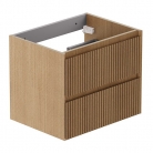 Szafka podumywalkowa z 2 szufladami, szer. 60 cm - VADO - Groove - GRV-F600WH-CO