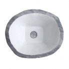 Umywalka ceramiczna nablatowa / wisząca - Horganica - TRR01TPBB