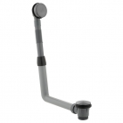 Odpływ wannowy z korkiem klik-klak i wyciąganym filtrem, Gunmetal Szczotkowany PVD - INDIVIDUAL by Vado - IND-1389-RO-BGM