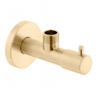 Zawór kątowy 1/2" - IND-230-BG - Złoto Polerowane