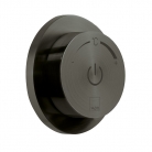 Moduł termostatyczny 1-drożny z jednostką sterującą - INDIVIDUAL by VADO - Czarny Szczotkowany (matowy)