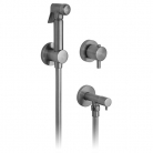 Bidetta z zaworem termostatycznym, Gunmetal Szczotkowany PVD - INDIVIDUAL by Vado - IND-SHATTAF/163-BGM