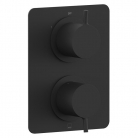 Bateria prysznicowa 2-drożna podtynkowa z termostatem - VADO - Safari - SAF-148D/2-MB