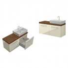 Szafka łazienkowa z dwiema szufladami - Noclaf - Unico 0169