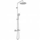 Kolumna prysznicowa z termostatem i deszczownicą 250 mm - VADO - VEL-149T-RRK-RO-CP